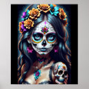 Suche nach sugar skull poster Blume