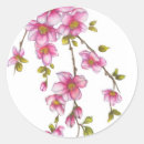 Recherche de fleurs de cerisier autocollants Rose