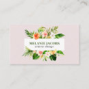 Recherche de fleuri cartes visite Professionnel