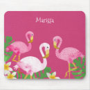 Recherche de flamant rose tapis souris Fleurs