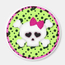Recherche de fille de crâne magnets Rose