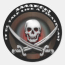 Recherche de épées croisées autocollants Jolly roger