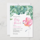 Recherche de rose flamant invitations Mother to be