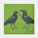 Recherche de deux oiseaux magnets Rouge