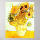 Suche nach vase mit zwölf sonnenblumen poster Berühmt
