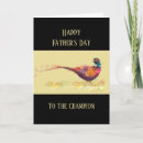 Recherche de faisans vœux cartes Dad