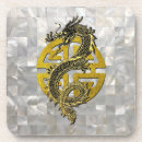 Recherche de dragon chinois dessous de verres Oriental