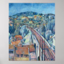 Suche nach eisenbahnbrücke poster Post impressionismus