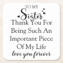 Suche nach zu meiner schwester untersetzer Liebe