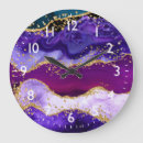 Recherche de bleu brillant horloges Violet