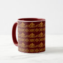 Recherche de style baroque tasses Motif