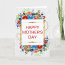 Recherche de salutation rouge de fleur Mother