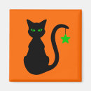 Suche nach cartoon der schwarzen katze magnete Halloween