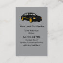Recherche de service de transport cartes visite Voiture