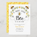Recherche de abeille baby shower invitations Été