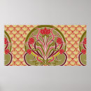 Suche nach blumentapete poster Jugendstil