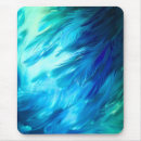 Recherche de plume bleue tapis souris Paon