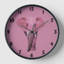 Recherche de éléphant noir horloges Animal