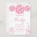 Recherche de disco invitations Rose