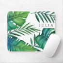 Recherche de feuille vert tapis souris Tropical