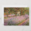 Recherche de jardin monet vœux cartes Coloré