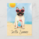 Recherche de bouledogue francais cartes postales Vacances
