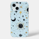 Recherche de lune et étoiles iphone coques Céleste