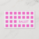 Suche nach ballet visitenkarten Tänzerin