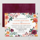 Suche nach marsala hochzeit einladungen Aquarell