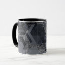 Suche nach schwarzes geometrisches muster tassen Monochrom
