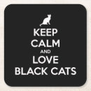 Suche nach schwarze katze halloweens untersetzer Katzen