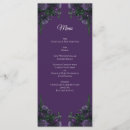 Recherche de pourpre mariage menus Floral
