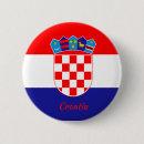 Recherche de drapeau croate badges Croatiflag