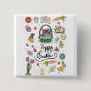 Recherche de poussins de pâques badges Lapin