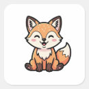 Suche nach kawaii fuchs aufkleber Cartoon