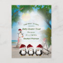 Recherche de pingouin de vacances cartes postales Plage