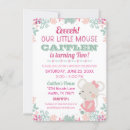 Recherche de souris mignonne invitations Little mouse