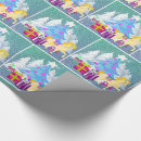 Recherche de cheval de noël papier cadeau Vintage