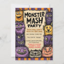Recherche de monster mash invitations Mignon