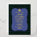 Recherche de clan tartan invitations Élégant