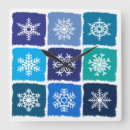 Recherche de flocons neige horloges Noël