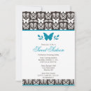 Suche nach braun und türkis einladungen Blau