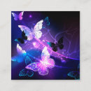 Recherche de nuit cartes visite Violet
