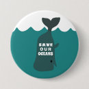 Recherche de sauvez les baleines badges Océan