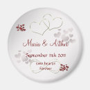 Suche nach zwei herzen magnete Rosa