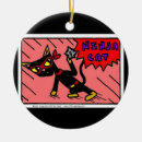 Recherche de chat de bande dessinée ornements Humour