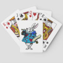 Recherche de lapin blanc jeux de cartes Alice