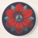 Recherche de rosette dessous de verres Gris