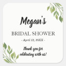 Recherche de nuptiale de douche autocollants Merci