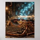 Suche nach vintage schreibmaschine poster Steampunk